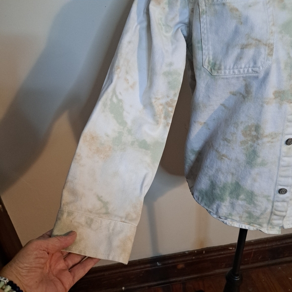 C12 Lite Camo/Tye-Dye Button-Up Jacket.. Wonder Nation Size XL - Picture 3 of 11